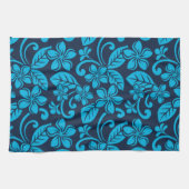 ?ISLAND PLUMERIA (Blauw x 2) Theedoek (Horizontaal)