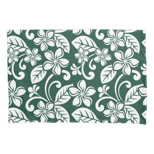 ISLAND PLUMERIA (BOSGROENEN) KUSSENSLOOP (Voorkant-Links)