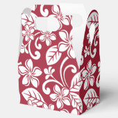 ISLAND PLUMERIA (CARDINAL RED) BEDANKDOOSJES (Geopend)