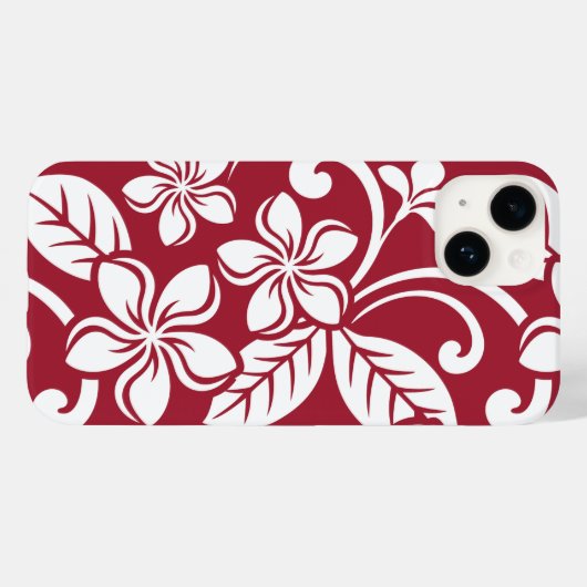 ISLAND PLUMERIA (CARDINAL RED) Case-Mate iPhone CASE (Achterkant (horizontaal))