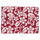 ISLAND PLUMERIA (CARDINAL RED) Gift Bag Groot Cadeauzakje (Achterkant)