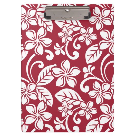 ISLAND PLUMERIA (CARDINAL RED) KLEMBORD (Voorkant)