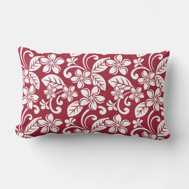 ISLAND PLUMERIA (CARDINAL RED) KUSSEN (Voorkant)