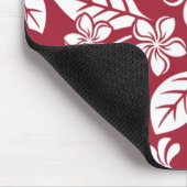 ISLAND PLUMERIA (CARDINAL RED) Mousepad Muismat (Hoek)