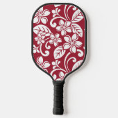 ISLAND PLUMERIA (CARDINAL RED) PICKLEBALL PADDLE (Achterkant)