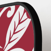 ISLAND PLUMERIA (CARDINAL RED) PICKLEBALL PADDLE (Links Detail)