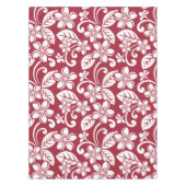 ISLAND PLUMERIA (CARDINAL RED) Tablecloth Tafelkleed (Voorkant)
