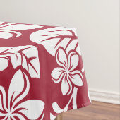 ISLAND PLUMERIA (CARDINAL RED) Tablecloth Tafelkleed (Voorbeeld)