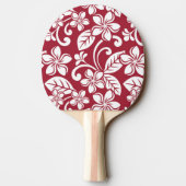 ISLAND PLUMERIA (CARDINAL RED) TAFELTENNISBATJE (Achterkant)