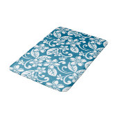 ISLAND PLUMERIA (CARIBBEAN BLUE) Bath Mat (Gekanteld)