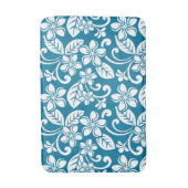 ISLAND PLUMERIA (CARIBBEAN BLUE) Bath Mat (Voorkant Verticaal)