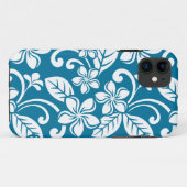 ISLAND PLUMERIA (CARIBBEAN BLUE)iPhone / iPad case (Achterkant (horizontaal))