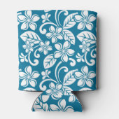 ISLAND PLUMERIA (CARIBISCHE BLAUW) BLIKJESKOELER (Achterkant)