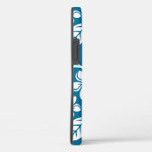 ISLAND PLUMERIA (CARIBISCHE BLAUW) Case-Mate iPhone CASE (Achterkant / Rechts)