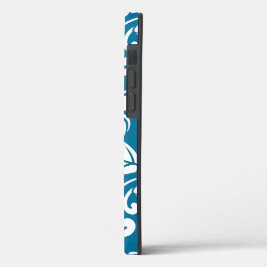 ISLAND PLUMERIA (CARIBISCHE BLAUW) Case-Mate iPhone CASE (Achterkant / Links)