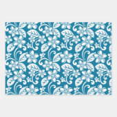 ISLAND PLUMERIA (CARIBISCHE BLAUW) INPAKPAPIER VEL (Voorkant 3)