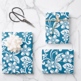 ISLAND PLUMERIA (CARIBISCHE BLAUW) INPAKPAPIER VEL