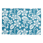 ISLAND PLUMERIA (CARIBISCHE BLAUW) KUSSENSLOOP (Achterkant-Links)