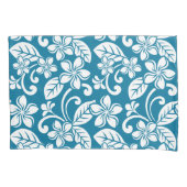 ISLAND PLUMERIA (CARIBISCHE BLAUW) KUSSENSLOOP (Voorkant-Links)