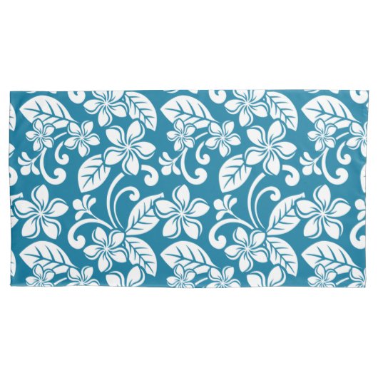 ISLAND PLUMERIA (CARIBISCHE BLAUW) KUSSENSLOOP (Voorkant-Links)