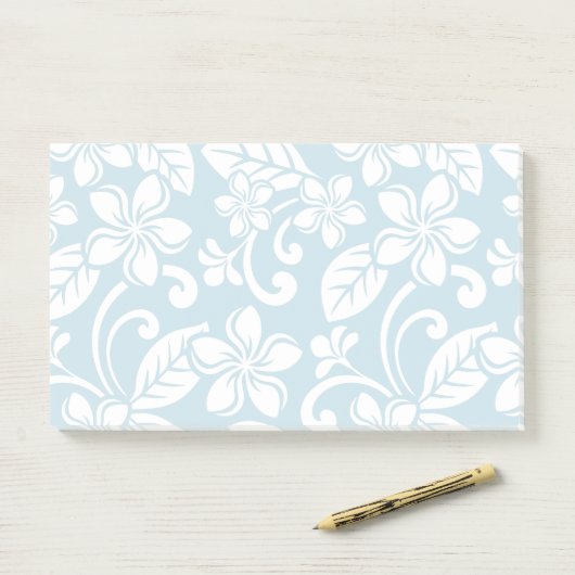 ISLAND PLUMERIA (CARIBISCHE BLAUW) POST-IT® NOTES (Op bureau)