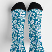 ISLAND PLUMERIA (CARIBISCHE BLAUW) SOKKEN (Top)