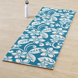 ISLAND PLUMERIA (CARIBISCHE BLAUW) YOGAMAT
