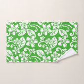 ISLAND PLUMERIA (CITRUS GREEN) BAD HANDDOEK (Handdoek)