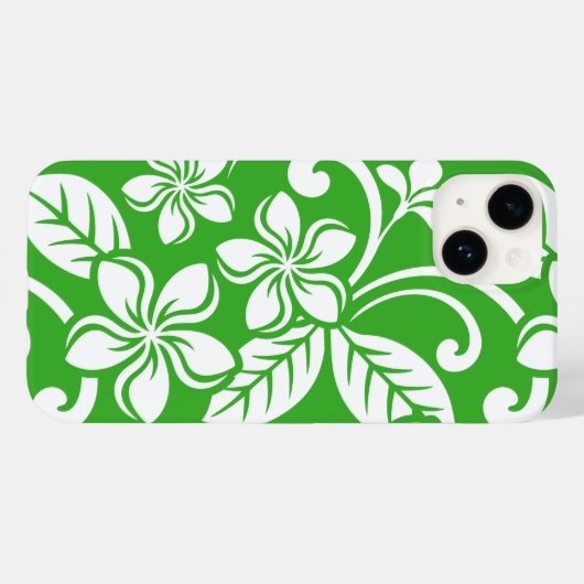 ISLAND PLUMERIA (CITRUS GREEN) Case-Mate iPhone CASE (Achterkant (horizontaal))