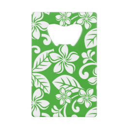 ISLAND PLUMERIA (CITRUS GREEN) CREDITKAART FLESSENOPENER