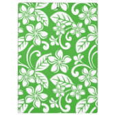 ISLAND PLUMERIA (CITRUS GREEN) KLEMBORD (Achterkant)