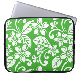 ISLAND PLUMERIA (CITRUS GREEN) LAPTOP SLEEVE