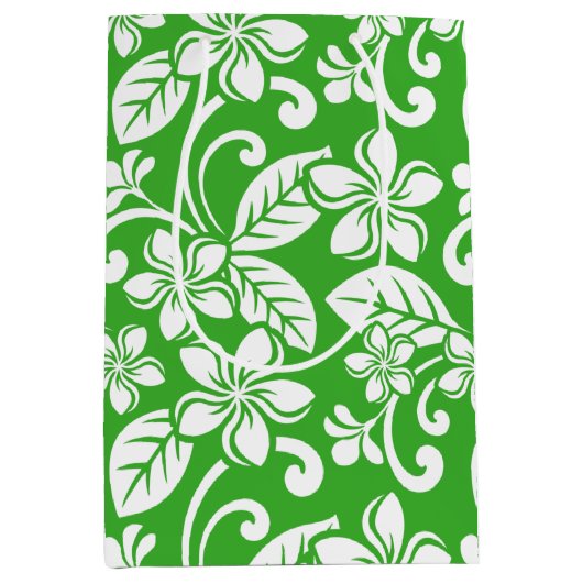 ISLAND PLUMERIA (CITRUS GREEN) MEDIUM CADEAUZAKJE