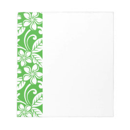 ISLAND PLUMERIA (CITRUS GREEN) NOTITIEBLOK