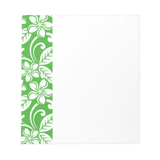 ISLAND PLUMERIA (CITRUS GREEN) NOTITIEBLOK (Voorkant)