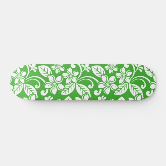 ISLAND PLUMERIA (CITRUS GREEN) PERSOONLIJK SKATEBOARD (Horizontaal)