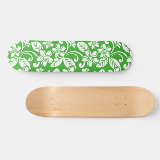 ISLAND PLUMERIA (CITRUS GREEN) PERSOONLIJK SKATEBOARD (Horizontaal)