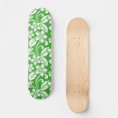 ISLAND PLUMERIA (CITRUS GREEN) PERSOONLIJK SKATEBOARD (Voorkant)