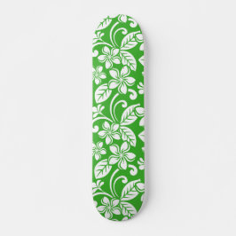 ISLAND PLUMERIA (CITRUS GREEN) PERSOONLIJK SKATEBOARD