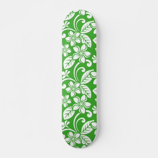 ISLAND PLUMERIA (CITRUS GREEN) PERSOONLIJK SKATEBOARD (Voorkant)