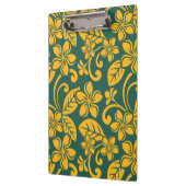 ISLAND PLUMERIA (DARK GREEN/GOLD) KLEMBORD (Links)