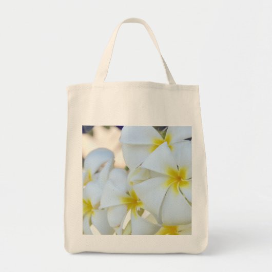 Island Plumeria Flowers Tote Bag (Voorkant)