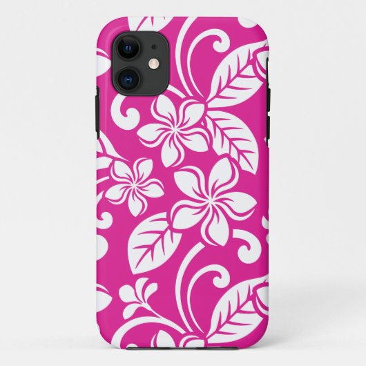 ISLAND PLUMERIA (HOT PINK) Case-Mate iPhone CASE (Achterkant)