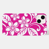 ISLAND PLUMERIA (HOT PINK) Hoesje-Mate iPhone CASE (Achterkant (horizontaal))