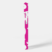 ISLAND PLUMERIA (HOT PINK) Hoesje-Mate iPhone CASE (Achterkant / Links)