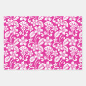 ISLAND PLUMERIA (HOT PINK) INPAKPAPIER VEL (Voorkant 2)