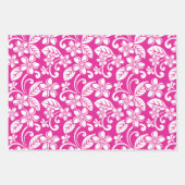 ISLAND PLUMERIA (HOT PINK) INPAKPAPIER VEL (Voorkant)