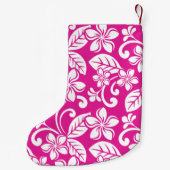 ISLAND PLUMERIA (HOT PINK) KLEINE KERSTSOK (Achterkant)