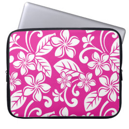 ISLAND PLUMERIA (HOT PINK) LAPTOP SLEEVE