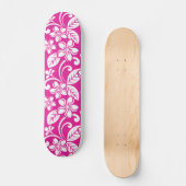 ISLAND PLUMERIA (HOT PINK) PERSOONLIJK SKATEBOARD (Voorkant)